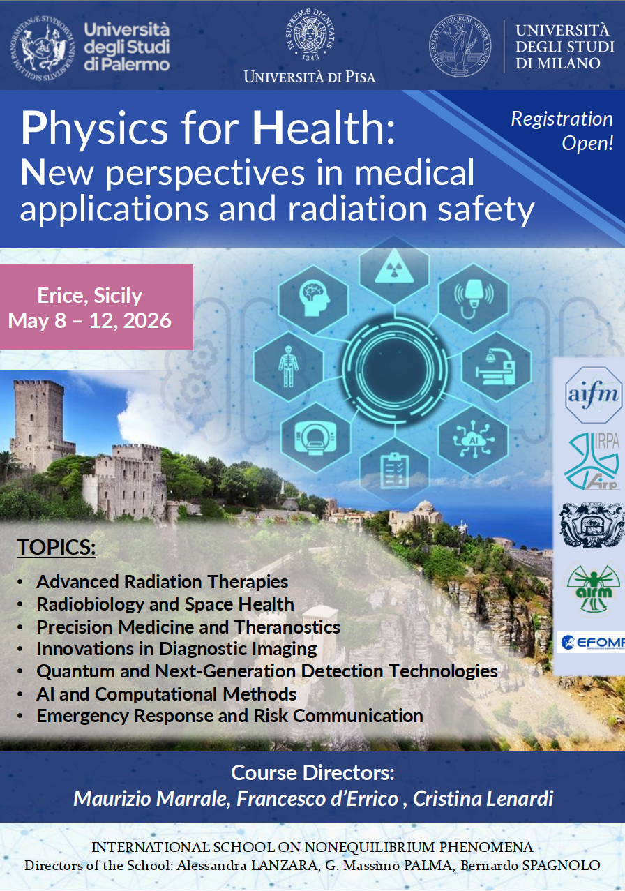 Physics for Health: New perspective in medical applications and radiation safety